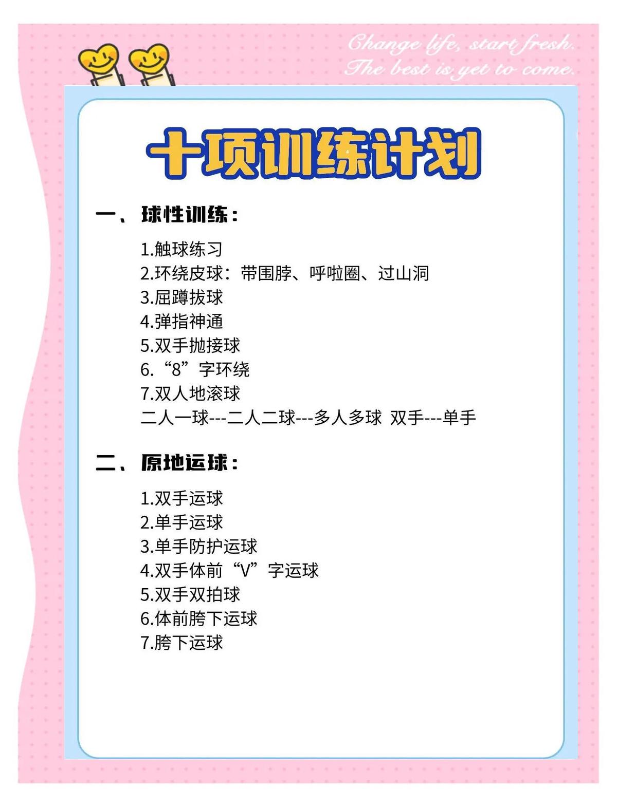 如何制定篮球心态训练计划